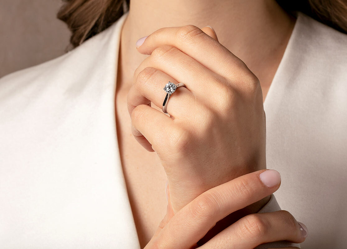 Einkaräter – Verlobungsringe mit 1-Karat-Diamant